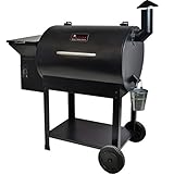 ACTIVA Smoker Grill XXL EL Paso I Pellet Smoker inkl. automatischer Pelletzuführung & Thermometer I Hochwertiger Pelletgrill für EIN gelungenes BBQ