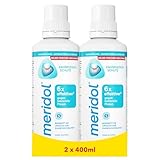 meridol Mundspülung 2x400ml - antibakterieller Effekt für gesunde Zähne & Zahnfleisch, ohne Alkohol