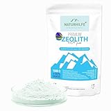 NATURHILFE Natur Zeolith Pulver 1100 g - Laborgeprüftes Mineralerde Medizinprodukt - Vulkanmineralien für Gesunde Haut und Detox - 100% Reinheit