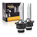 XELORD D4S 6000K Xenon Brenner 35W 12V HID Scheinwerferlampe für Autoscheinwerfer - Upgrade-Version(2 Stück)