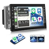 CAMECHO 4+64G 8-Kern Navi Autoradio für VW Golf Skoda MK4 Caddy Passat B5 T5 Peugeot 307, 7 Zoll Android 13 Wireless Carplay Bluetooth Radio mit Rückfahrkamera mit Android auto WIFI GPS FM/RDS +Canbus