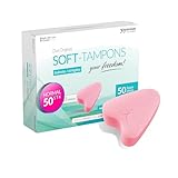 JOYDIVISION Soft-Tampons normal I 50 Stück I fadenlose Tampons für Sport, Schwimmen & Spa I Menstruationsschwämmchen ultra soft I leichtes Einführen & Entfernen I Softtampon ohne Faden