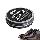 Lederreiniger Conditioner, 100g Weichmacher Creme Balsam zur Restaurierung auch Pflege, Pflegend für Taschen, Sättel, Jacken, Gürtel, Möbel und Polster