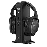 Sennheiser RS 175 Digitaler drahtloser Over-Ear-Kopfhörer - Bassverstärkung und Surround-Sound für Heim- und TV-Entertainment-Systeme, schwarz