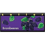 Zotter Bergmilchschokolade mit Brombeercreme, handgeschöpft (70 g) - Bio