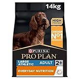 PURINA PRO PLAN Large Adult Athletic Everyday Nutrition, Hundefutter trocken, reich an Huhn, 1er Pack (1 x 14 kg)