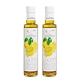 2er Pack Terre Francescane - Zitronen-Öl - Extra Natives Olivenöl mit Limonen (2 x 250 ml)