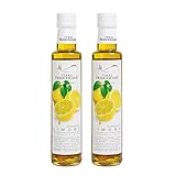 2er Pack Terre Francescane - Zitronen-Öl - Extra Natives Olivenöl mit Limonen (2 x 250 ml)