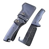 TIMKOSS Premium Survival Messer - Perfektes Bushcraft Messer Outdoor Scheide - Ideales Jagdmesser,Bushcraft Ausrüstung, Schnitzmesser, Fahrtenmesser
