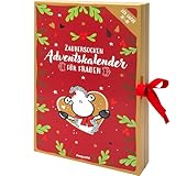 Sheepworld Socken Adventskalender für Frauen | Kalender mit 12 Paar Damensocken, einzeln gepresst in 24 Päckchen, Größe 36-40 | Lustiges Geschenk, Weihnachten | 51182