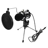 Holibanna 1Satz Gaming Mikrofon für PC Laptop Kondensatormikrofon für Streaming Podcasting Einfach zu Bedienen für Heimunterhaltung Aufnahmen