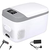 Fullwatt Kompressor Kühlbox 25 L, Tragbarer Autokühlschrank, 20℃-20℃, 12V 24V 220-240V, Tragbare Camping Gefrierbox, Geeignet Für Wohnmobil, Lkw, Boot
