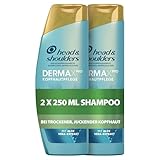 head & shoulders DERMAXPRO Beruhigend Anti-Schuppen Shampoo & Kopfhautpflege bei trockener, juckender Kopfhaut (verbunden mit Schuppen), 2x250 ml