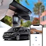 Fitcamx Dashcam 4K Kompatibel mit Mercedes V-Class EQV Vito eVito 2015-2023 (HD2-8291), OEM Dash Camera für Autos, 2160P UHD Video Wifi, G-Sensor, Loop-Aufnahme, WDR Auto Kamera, Plug&Play, 64GB Karte