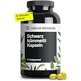 Schwarzkümmelöl (original Nigella sativa) – 400 Kapseln im 6-Monats-Vorrat – 1.000mg echtes Schwarzkümmelöl/Tag – kaltgepresst, naturbelassen – sorgfältig laborgeprüft