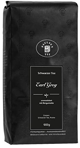 Paulsen Tee Earl Grey schwarzer Tee, Premiumqualität 1000g (26,95 Euro/kg), rückstandskontrolliert