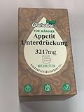 Cheroline Appetitzügler-Tabletten für Männer, Glucomannan aus der Konjakwurzel, Hochdosierte 3217-mg-Formel, Reich an Grüntee-Extrakt & Chitosan, 90 Tabletten, 30-Tage-Vorrat (90 Stück (3er Pack))