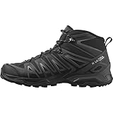 Salomon X Ultra Pioneer Mid Gore-Tex Herren Wanderschuhe, Alle Wetterbedingungen, Sicherer Fußhalt, Stabil und gedämpft, Black, 43 1/3