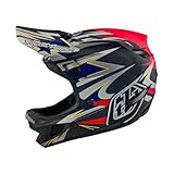 Troy Lee Designs D4 Carbon, MTB-Helm, Unisex, Erwachsene, Grau, XL