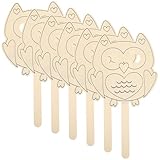 Yardwe 6 Stück Teiliges Graffiti Tiermasken für DIY Malmasken für Kostümparty Halloween und Kreative Bastelprojekte Fördert die Fantasie und Motorischen Fähigkeiten