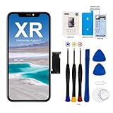EFaith für iPhone XR Display 6,1' LCD Ersatz Bildschirm Volle HD 3D Touch Digitizer Montage Glas Touchscreen Ersatz, Kompatibel mit Modell A1984, A2105, A2106, A2107