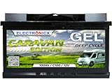 Electronicx GEL Batterie 12V 100Ah – Solarbatterie Deep Cycle wartungsfrei für Wohnmobil, Wohnwagen, Boot, Gartenhaus, Off-Grid Solaranlage, Solarspeicher, Versorgungsbatterie