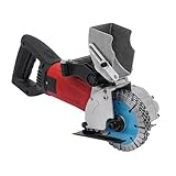 Mauernutfräse 2800W Schlitzmaschine mit Laser - Wandhobelmaschine für Beton, Holz und mehr - Inklusive 5 Diamantklingen und Zubehör