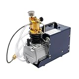 PCP Kompressor 1800W Automatisch Luftkompressor Hochdruck Luftpumpe 300bar 80L/Min Auto-Stop Kompressor, Hochdruckluftpumpe für Ventile, Rohrleitungen, Hochdruckflaschen