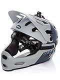 Bell Unisex – Erwachsene SUPER 3R MIPS Fahrradhelm, downdraft mat Grey/Gunmetal, L