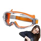 Anti-Beschlag-Brille – Schutzbrille | Anti-Beschlag-Schießbrille | Schutzbrille für Winkelschleifer | Holzbearbeitung mit Anti-Beschlag-Beschichtung, Spritzschutz und Staubschutz für Profis