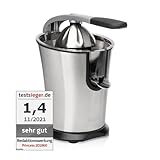 Princess Master Juicer Pro – Edelstahl Presskegel – Rostfreier Edelstahl – 201860 – Silber