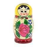Semenovskaya Matröschka Matroschka Babuschka Matrjoschka 4 Steckpuppen 9cm - Holzpuppe Матрёшка rospis