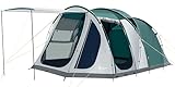 PORTAL Zelt 5 Perosonen Luxus Camping Zelt Wasserdicht 3000mm mit 2m Stehhöhe Vorzelt Bodenwanne Fenster 4-5 Mann 4Plus Tunnelzelt Familienzelt Festivalzelt für Camping Reise Trekking Garten