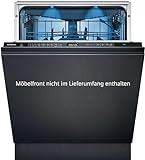 Siemens SN65ZX07CE, iQ500 Smarter Geschirrspüler Vollintegriert, 60 cm breit, Besteckschublade, Made in Germany, Zeolith Trocknung, extra leise, aquaStop, varioSpeed Kurzprogramm, Innenbeleuchtung