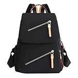 BOTCAM Geldbörse für Damen, Rucksäcke, modische -Büchertasche, Handtaschen und Umhängetaschen, Schulrucksack Wander Rucksäcke Damen (Black, One Size)