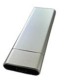 SSD Externe Festplatte 2TB Silber Tragbar Universell Einsetzbar Spielekonsole Notebook PC TV Gaming Business Zuverlässige Speicherlösung Aluminium