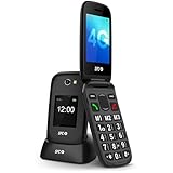 SPC Harmony 2-4G Seniorenhandy | Große Tasten, 4G und doppeltes Anti-Kratz-Display (2,8„+1,77“) | Notruf-Taste und Ice-Profil | 104dB Lautstärke und hörgerätekompatibel, Schwarz