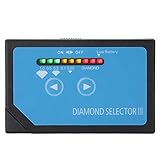 Jauarta Schmuck Diamond Tester, Tragbares Elektronisches Diamant -Testwerkzeug mit LED -Indikator und Metallwarnung für Schnelles und Genaues Testergebnis