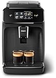 Philips EP1220/00 Serie 1200 Espresso-Kaffeeautomaten, mattes Schwarz, 1,8 l, Stahl