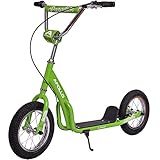 Apollo Retro Scooter Paradise | Roller mit Luftreifen 12,5 Zoll | Stylisher Tretroller für Kinder und Jugendliche | Cityroller Kinder mit breiter Trittfläche | Kinderroller mit großen Rädern