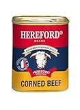 Hereford Corned Beef 340 g I gepökeltes Rindfleisch zerkleinert und in eigenem Saft gekocht I original Hereford Corned Beef I ausgewähltes Rindfleisch