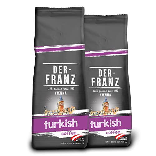 DER-FRANZ Türkischer Kaffee, gemahlen, 500 g (2er-Pack)