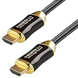 Qnected® Ultra High Speed HDMI 2.1 Kabel 5m - Zertifiziert - 4K 120Hz/144Hz, 8K 60Hz, HDR10+/Dolby Vision, eARC, 48Gbps - Kompatibel mit PS5, Xbox Series X & S, TV, PC, Laptop, Beamer