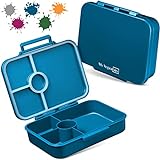 My Vesperbox – Bia - Bento Box Kinder - NEU - VERSTÄRKTE VERSCHLÜSSE - Auslaufsicher & BPA Frei - extrem robust - Lunchbox – Brotdose - ideal für Kindergarten und Schule… (Petrol)