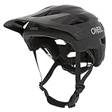 O'NEAL | Mountainbike-Helm | Enduro All-Mountain | Lüftungsöffnungen zur Belüftung & Kühlung Größenverstellsystem, Robustes ABS | Helmet Trailfinder Solid | Erwachsene | Schwarz | 59-63 cm