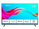 DYON Smart 43 VX - 43 Zoll (108 cm) Full-HD Smart TV mit HD Triple Tuner (DVB-C/-S2/-T2), App Store, Prime Video, Netflix, YouTube, DAZN, Disney+ und Hotelmodus