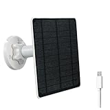 Jrpzcv 5 W Solarmodule IP65 Wasserdicht mit Kabel für 5 V Batteriekamera Schwachstromkamera Überwachungskamera für Den Außenbereich, C