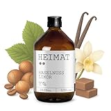 HEIMAT Haselnuss Schnaps 16% vol. Weich-cremig milder Haselnusslikör für Shots oder Cocktails - Heimat Destillers World Spirit Awards 2022 Gewinner (500ml)