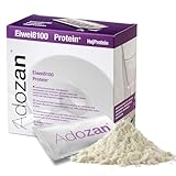 Adozan Eiweiß100: Protein Pulver 10g (20er Pack) | geschmacksneutral | 99% Eiweiß auf 100 g. | für alle Speisen und Getränke | Muskelerhalt-und Aufbau | Diätmanagement | Ohne Zusatzstoffe 200g