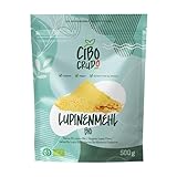 Bio-Lupinenmehl - ​​500g. Keto-Freundliches Lupinenmehl Enthält Proteinfasern Sowie Vitamin B6 und C. Alternative zu Herkömmlichem Mehl für Backwaren Pfannkuchen und Crêpes. Babynahrung oder Brei.